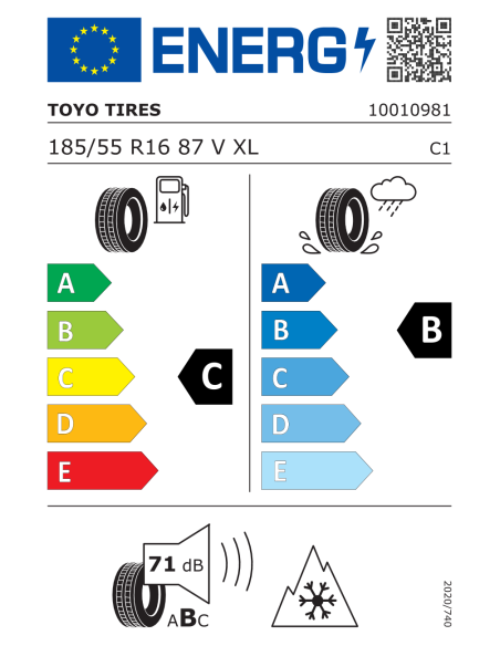 Toyo Celsius AS2 - 185/55 R16 87V XL