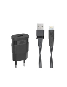 CARICATORE DA PARETE - 1A USB NERO