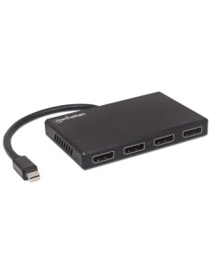 Splitter Hub Mini DisplayPort a 4 porte DisplayPort con MST 2