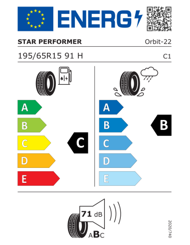 Star Performer Orbit - 195/65 R15 91H