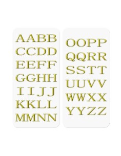 3D STICKERS LETTERS GOLD