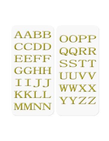3D STICKERS LETTERS GOLD