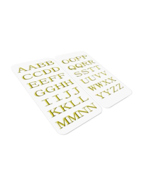 3D STICKERS LETTERS GOLD