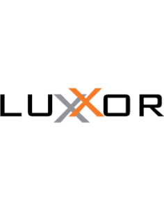 Supporto per cartelle sospese LUXOR 39 cm forma a X avana 41x32x27 cm 10 cartelle - LUXOR 4 AV 10 P1 2
