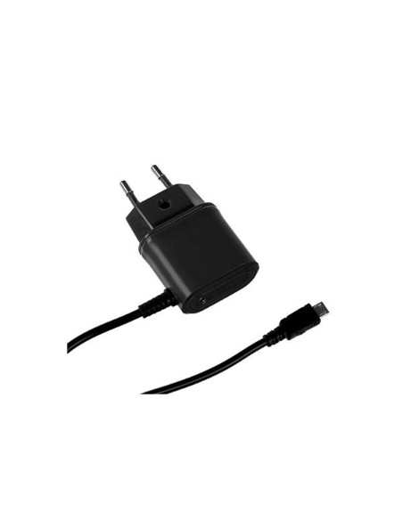 TRAVEL CHARGER MICROUSB 1A/5W BLACK