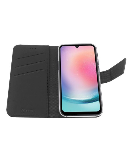WALLY CASE GALAXY A24 4G BLACK