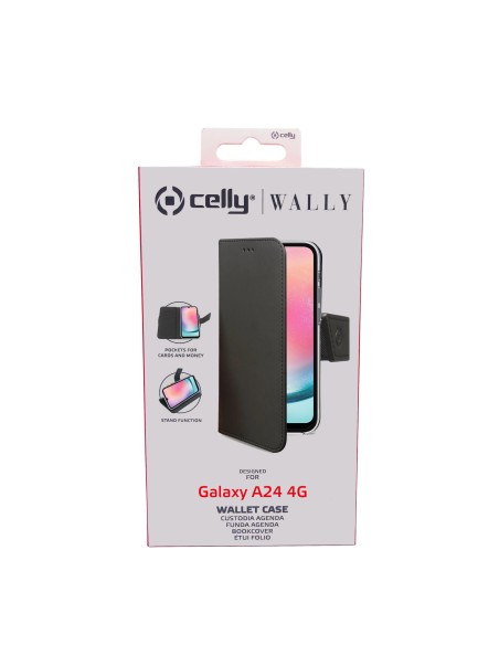 WALLY CASE GALAXY A24 4G BLACK