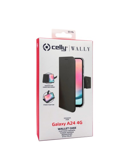 WALLY CASE GALAXY A24 4G BLACK