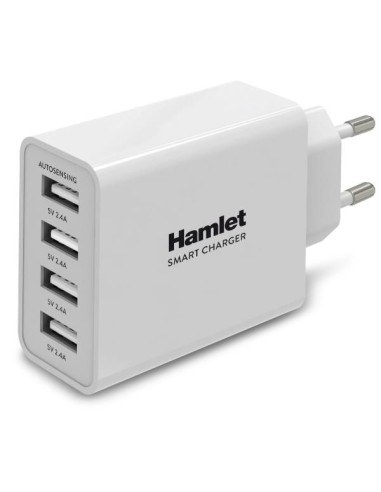 ALIMENTATORE PARETE 4X USB 5V 25W