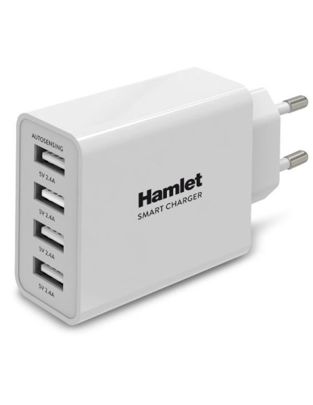 ALIMENTATORE PARETE 4X USB 5V 25W