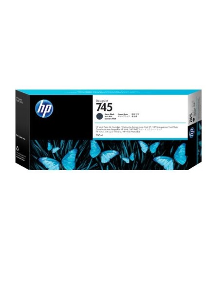HP 745 DA 300 ML NERO OPACO