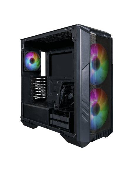 COOLER MASTER CASE HAF500 MID-TOWER E-ATX ARGB SIDE PANEL, BLACK
