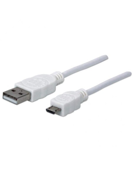 Cavo USB 2.0 A maschio/Micro B maschio 1m Bianco