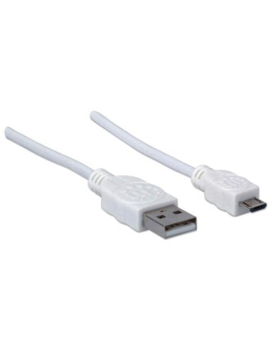 Cavo USB 2.0 A maschio/Micro B maschio 1m Bianco