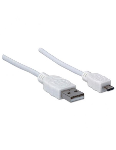 Cavo USB 2.0 A maschio/Micro B maschio 1m Bianco