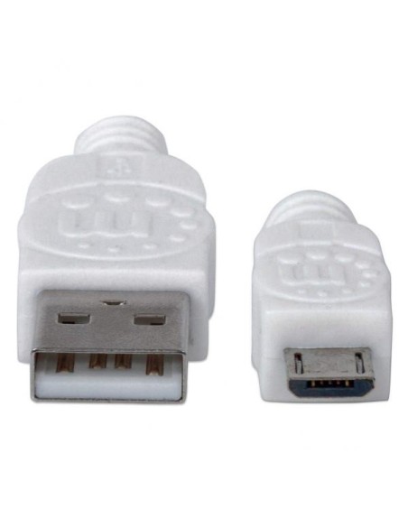 Cavo USB 2.0 A maschio/Micro B maschio 1m Bianco