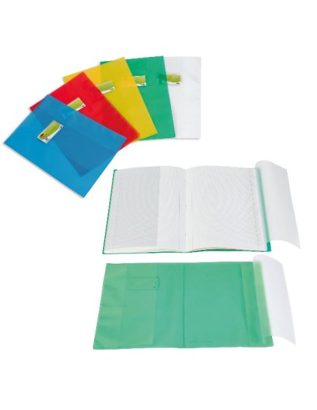 COVER MAXI  A4 PP BUCCIA BLU