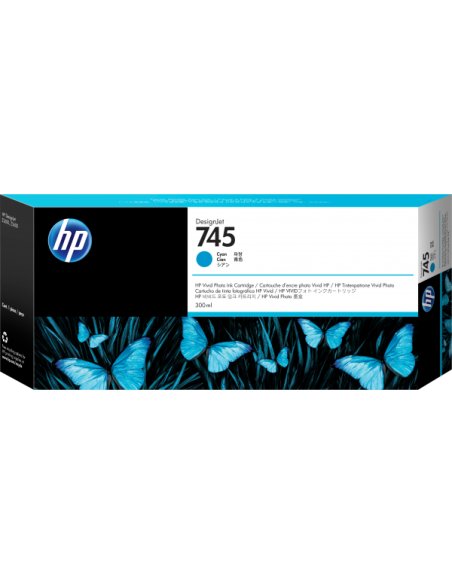 HP 745 DA 300 ML CIANO