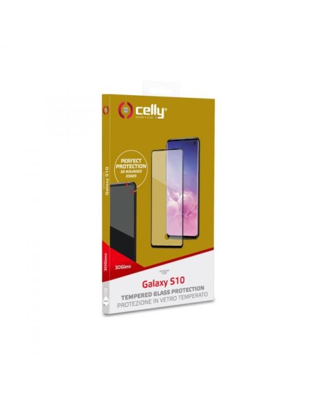 3D GLASS GALAXY S10 BLACK
