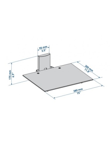 AV SHELF PLUS BLACK