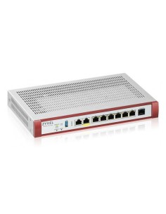 FIREWALL ZYXEL USGFlex Security Gateway 100HP VPN:50IPSec/L2TP, 25 SSL WAN, 7xLAN 1xPoE 30W, Fanless +1Y Security Pack x25utenti