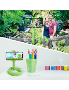 FLEXIBLE SELFIE STICK GREEN 2