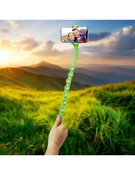 FLEXIBLE SELFIE STICK GREEN