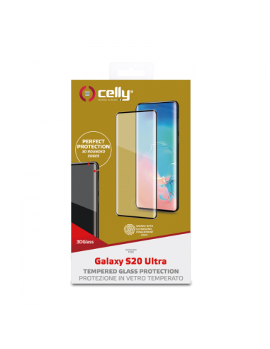 3D GLASS GALAXY S20 ULTRA BLACK