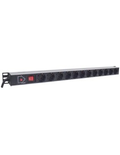 Multipresa Verticale per Rack 12 Posti Spina Schuko Angolata 2