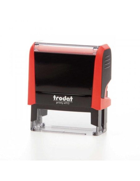 PRINTY 4913 ROSSO FUOCO TAMP.NERO