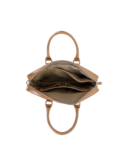 BORSA PELLE NORDBORG 15 CUOIO