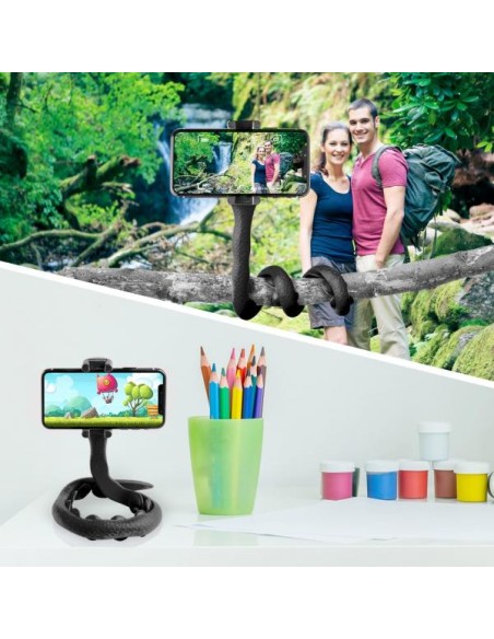 FLEXIBLE SELFIE STICK BLACK
