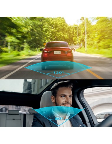 FullHD Dual Dashcam con Camera Anteriore e Interna, TX-185