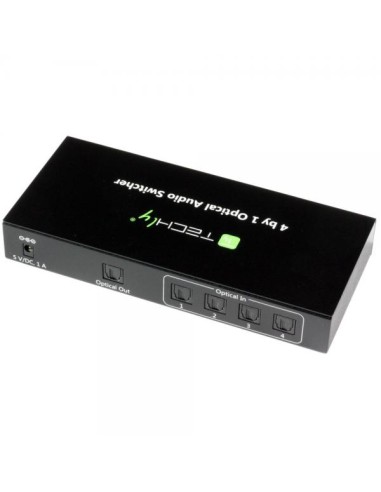 Switch Audio Toslink 4 Porte con Telecomando IR