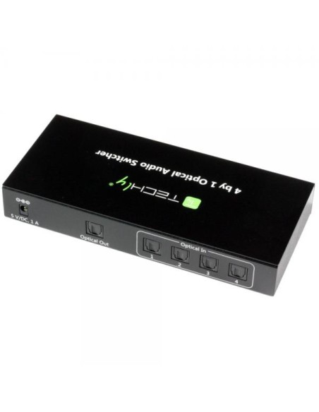 Switch Audio Toslink 4 Porte con Telecomando IR
