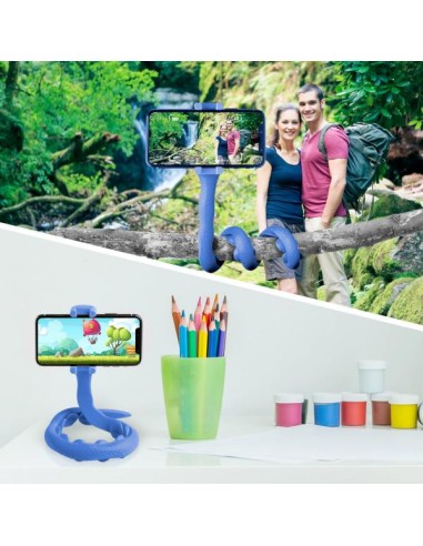 FLEXIBLE SELFIE STICK BLUE