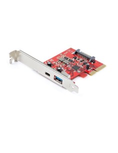 SCHEDA PCIE A 2 PORTE USB-A E USB-C