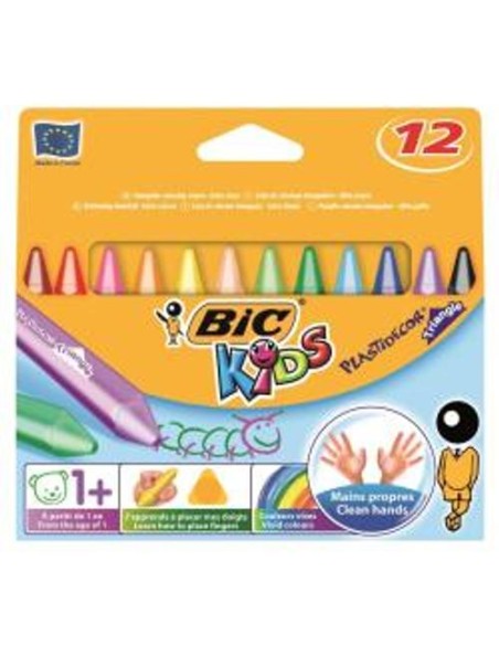 CF12PASTELLI BIC KIDS PLASTIDECOR T