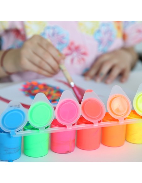 CONF6 COLORI TEMPERA FLUO DA 25ML