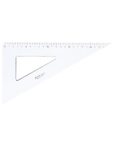 SQUADRA 60° 25CM LINEA UNI