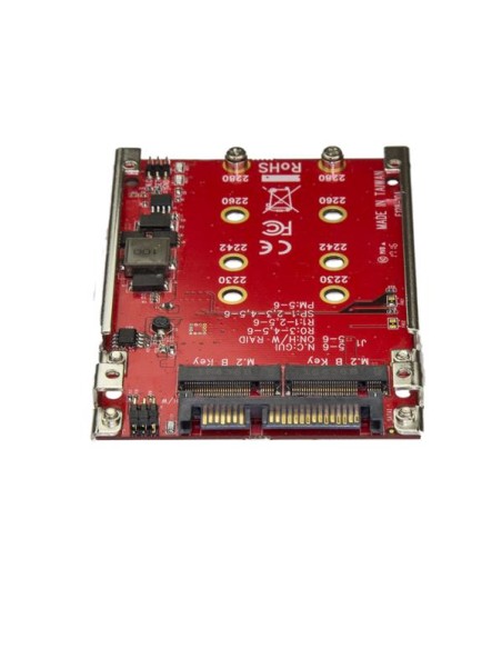 ADATTATORE PER 2 SSD M.2 A SATA PE
