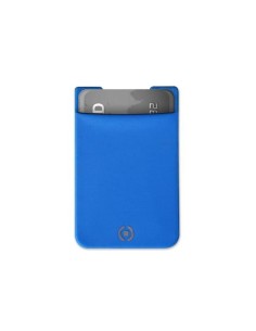 ADHESIVE POCKET FOR CARDS BLUE