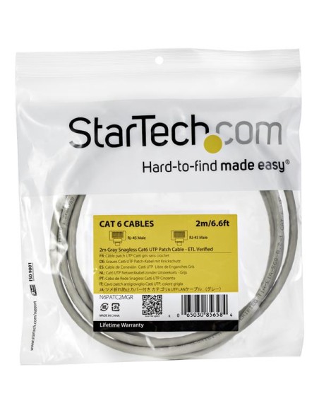 CAVO DI RETE CAT 6 PATCH - 2M