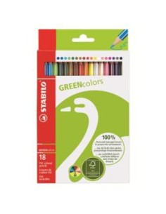 AST18 STABILO GREEN COLORS