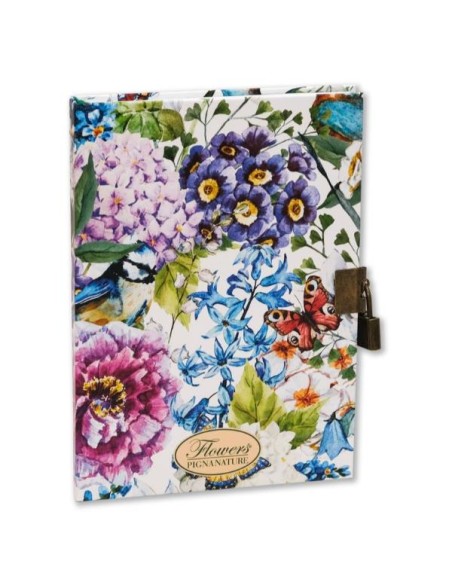 SECRET NOTEBOOK PIGNA NATUREFLOWERS