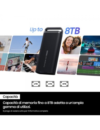 SSD PORTATILE T5 EVO DA 4TB USB3.2