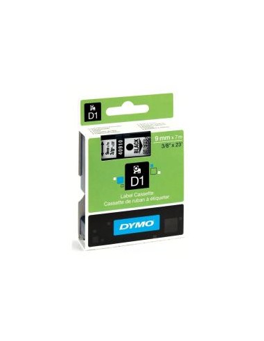 NASTRO  D1 9MMX7M NERO/TRASP