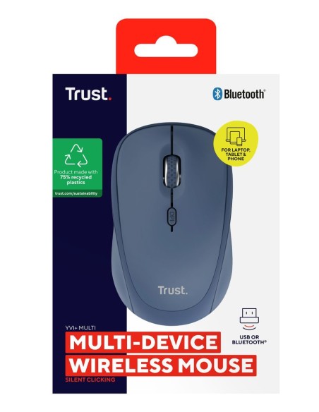 YVI+ MULTI-DEVICE WIRELESS MOUSE BL