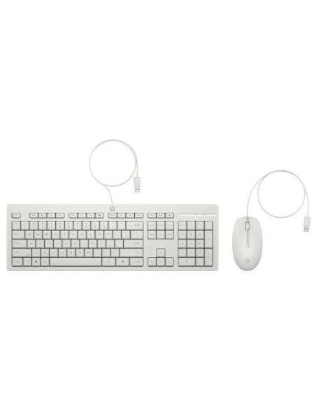 KIT MOUSE TAST HP USB 225 BIANCO