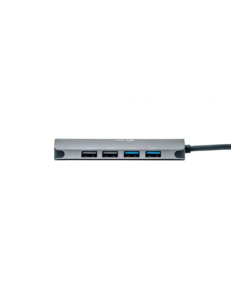 USB-C METAL NANO 2XHDMI DOCK+PD100W